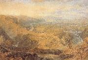 J.M.W. Turner Crook of Lune,Looking Towards Hornby Castle Spain oil painting artist